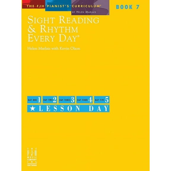 The Fjh Pianist's Curriculum Sight Reading & Rhythm Every Day, Book 7, Book 7, (Paperback)