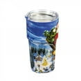 thumbnail image 6 of Evergreen Double Wall Ceramic Companion Cup with Tritan Lid 13oz Delivering Christmas, 6 of 6