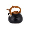 thumbnail image 1 of Hervidor de agua de acero inoxidable Heldig con silbato de 3 litros negro, 1 of 5