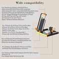 thumbnail image 4 of 4 in 1 Wireless charging station fast Foldable Travel dock for iPhone 15 14 13 12 11 etc.,Samsung android Phone for Apple Watch 9 8 7 6 5 4 3 Samsung Galaxy Watch 6/5/4 Galaxy Buds AirPods Pro 3 2, 4 of 13