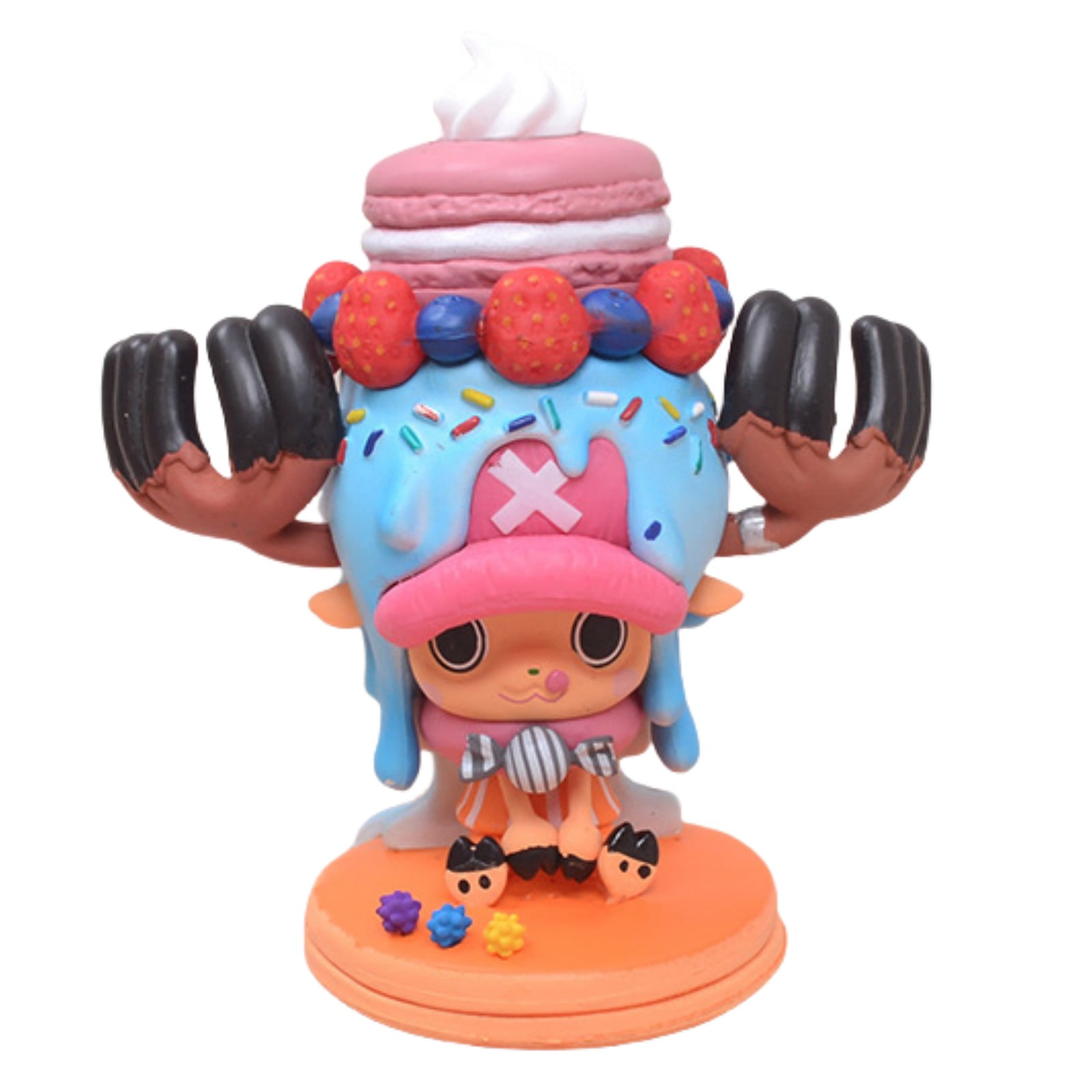 Dxuioz Cake Tony Tony Chopper Figure Anime Model 4.72Inch PVC Action Figure Collection Statue Anime Character Figure Desktop Decor