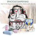 thumbnail image 5 of Daiia Monkey Large Capacity Baby Bag Waterproof Stylish Diaper Bag Mummy Backpack Adjustable Straps Diaper BagBaby Essentials Bag, 5 of 6