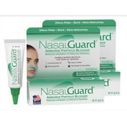 NasalGuard Airborne Particle Blocker Gel - Drug-Free Protection Against Pollutants and Irritants, Suitable for Daily Use, Made in USA (Cool Menthol, 3 Gram Tube, Pack of 2), Over 150 Applications