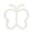White Butterfly Teething Ring Toys A2, variant on Silicone Infant Butterfly Teething Ring Toys , 1 Pack Soft Silicone Butterfly Teething Rings, BPA-Free Textured Relief Teethers for Gentle Gum Comfort