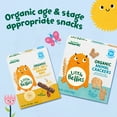 thumbnail image 4 of Little Bellies Organic Animal Crackers, Baby & Toddler Snack, Age 12+ Months, 4.58 oz Box, 5 Ct., 4 of 8
