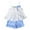 White, variant on Mercatoo Toddler Baby Girls Summer Clothes Outfits Mesh Ruffle Camisole Tops and Ribbed Casual Shorts Girls Clothing