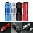 thumbnail image 3 of Trayknick Mini 9 LED Ultra Violet UV Blacklight Portable Flashlight Torch Light Lamp Silver XS, 3 of 13