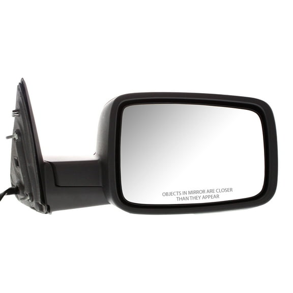MIRROR Compatible For 2011-2012 Ram 1500 2010 Dodge 2500 Right Passenger Heated Power Glass In-housing Signal Light Textured Black