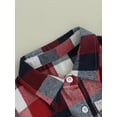 thumbnail image 5 of GXFC Kids Boys Fall Jacket Clothes 6M 1T 2T 3T 4T Toddler Boys Long Sleeve Button Down Collar Plaid Outerwear Chunky Coat Shacket Autumn Warm Clothing for Children Boys, 5 of 8
