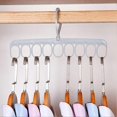 thumbnail image 2 of Clothes Hanger Multi-use Strong Construction Plastic Home Excellent Clamping Organizer Hanger for Gifts, 2 of 5
