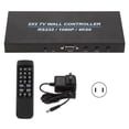 thumbnail image 1 of Video Wall Controller, 180 Degree Rotate Iron Video Wall Processor 4 Channel Plug And Play 110-240V  For TV US Plug, 1 of 8