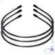 thumbnail image 5 of 3 diademas unisex en espiral, sencillas y deportivas, invisibles, antideslizantes, con forma de onda, para hombre y mujer (negro), 5 of 7