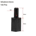 thumbnail image 2 of 100Pcs M3 Thread 8mm+6mm Nylon Hex Standoff Spacer Pillar for PCB Motherboard, 2 of 2
