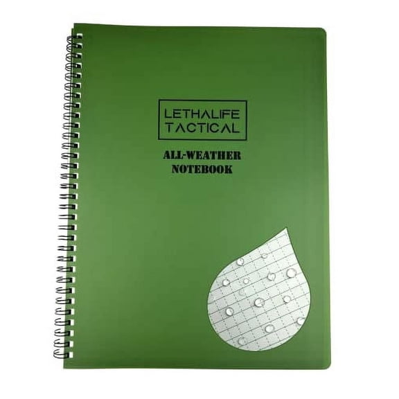 8.5 by 11 All Weather Notepad (OD Green)