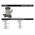 thumbnail image 3 of Centric Parts Brake Master Cylinder P/N:130.48012 Fits select: 1996-1997 GEO TRACKER, 1998 CHEVROLET TRACKER, 3 of 4