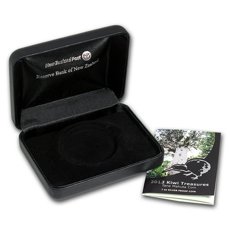 OGP Box & COA - 2013 New Zealand 1 oz Silver Treasures $1 Kiwi PF