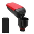 thumbnail image 2 of Car Water Cup Holder, Armrest Storage Case Exquisite Workmanship With Tape For Car Interior Forfour 453 15-19, 2 of 8