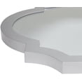 thumbnail image 4 of Mark&Day Wall Mirror, Kilder Traditional Silver Finish Arched Crowned Top Vanity Mirrors for Bedroom Living Room Bathroom and Entryway Home Decor, Mounted Nickel Wood Frame (45" H x 35" W x 1.8" D), 4 of 7