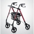 thumbnail image 2 of Modish Aluminum Lightweight Rollator 8 Inch Wheel, 2 of 8