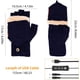 thumbnail image 3 of Guantes Térmicos USB Azul Oscuro, Guantes de Invierno para Hombres y Mujeres, Guantes Térmicos de Punto Lavables, Manopla con 3 Temperaturas Ajustables para Esquí por Computadora, Senderismo, 3 of 5