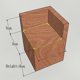 thumbnail image 2 of Set of 4 Wooden Furniture Risers - Durable Lifts for Beds, Couches, and Tables, 2 of 5