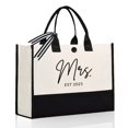 thumbnail image 1 of Bolso Afterprints Mrs for Bride 2025 de lona negra, 1 of 7