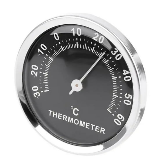 Indoor Outdoor Thermometer Mechanical Battery-Free Analog 58Mm Car Thermometer