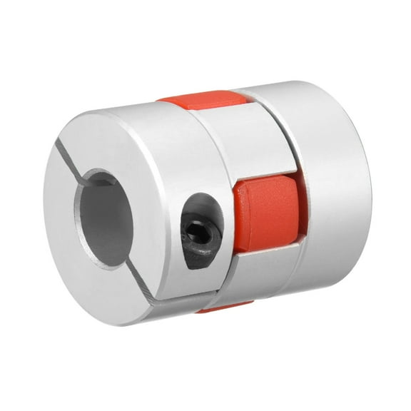 Shaft Coupling 12.7mm to 12.7mm Bore L35xD30 Flexible Coupler Joint for Motor