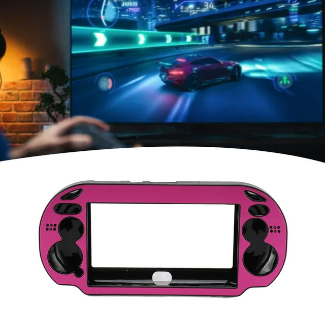 Fondo Rígida para PS Vita 1000, Funda Protectora Rígida de Aleación de Aluminio para Consola de Juegos PSV 1000, Funda de Aluminio para PSV 1000