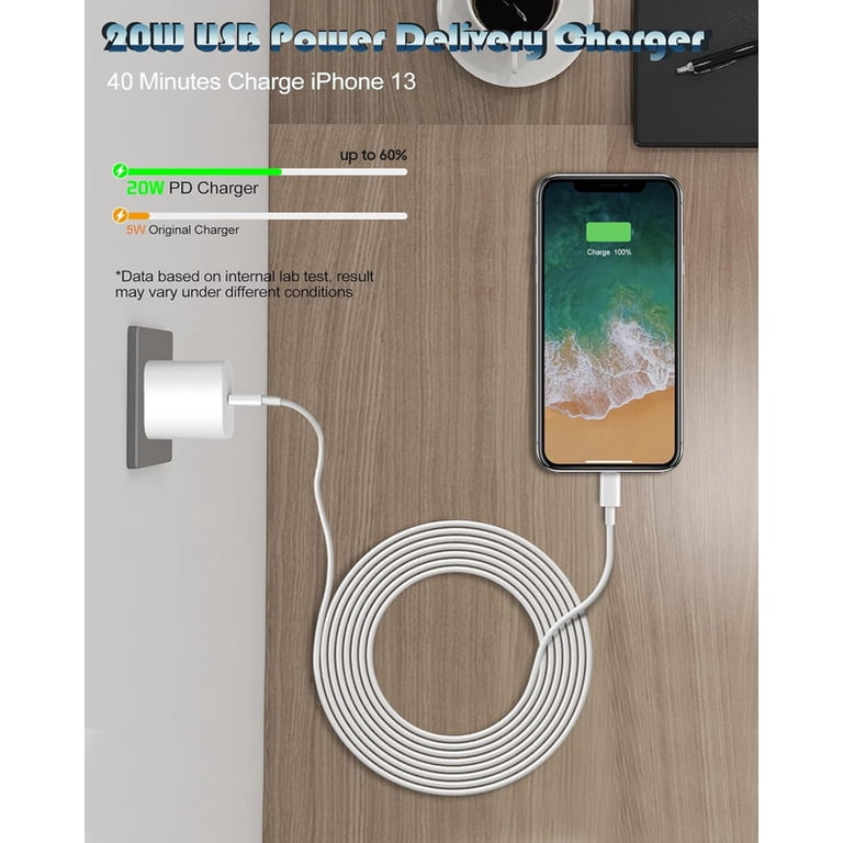 ESTONE USB C Cable [10ft, 2-Pack], 3A PD27W Super Fast Charging Cable Type C to