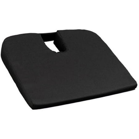 Ortho Wedge Cushion - Jobri BetterPosture Large Sacro Seat Wedge Plus, Black