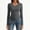 *Dark Gray, variant on Womens Long Sleeve V Neck Ribbed Knit T Shirt ,Summer Casual Slim Fit Basic Tees Pink,Womens Plus S