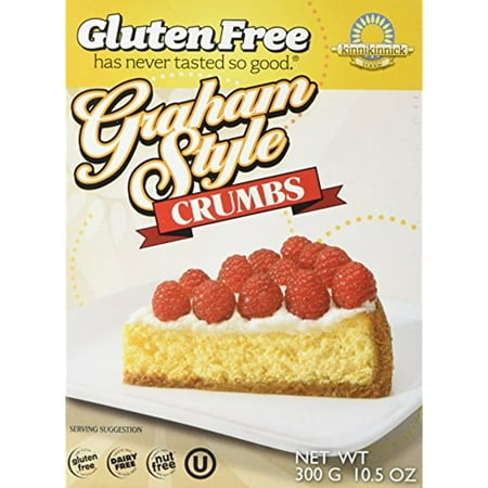 Kinnikinnick Crumbs - Graham Style Gluten Free, 10.5-Ounce (Pack Of 6)