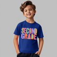 thumbnail image 6 of UACY Girls Second Grade Back to School T Shirt Short Sleeve Crew Neck Cotton Casual Graphic Tee for Kids (Blue, 3-4 Years), 6 of 6