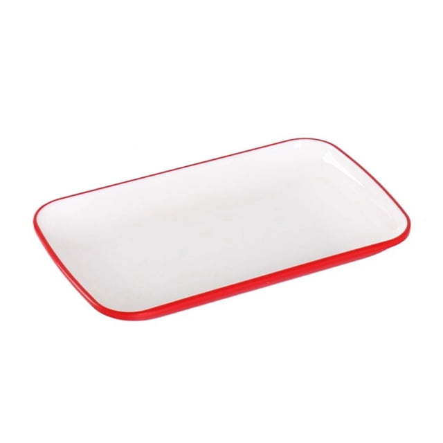Los cuencos rectangulares for salsas y los pequeños platos for salsa de soja son perfectos for mojar aperitivos.
