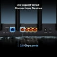 thumbnail image 5 of TP-Link BE6500 Dual-Band WiFi 7 Router (BE400) – Dual 2.5Gbps Ports, USB 3.0, Covers up to 2,400 sq. ft., 90 Devices, Quad-Core CPU, HomeShield, Private IoT, Free Expert Support, 5 of 10
