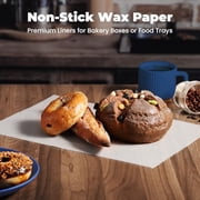 Fit Meal Prep [1000 Pack] 8 x 10.75 Wax Paper Sheets for Food, Interfolded Precut Deli Pop Up Grease-Proof Sandwich Paper Wraps, Waterproof for Lunch, Food Basket, Microwave Cover, BBQ