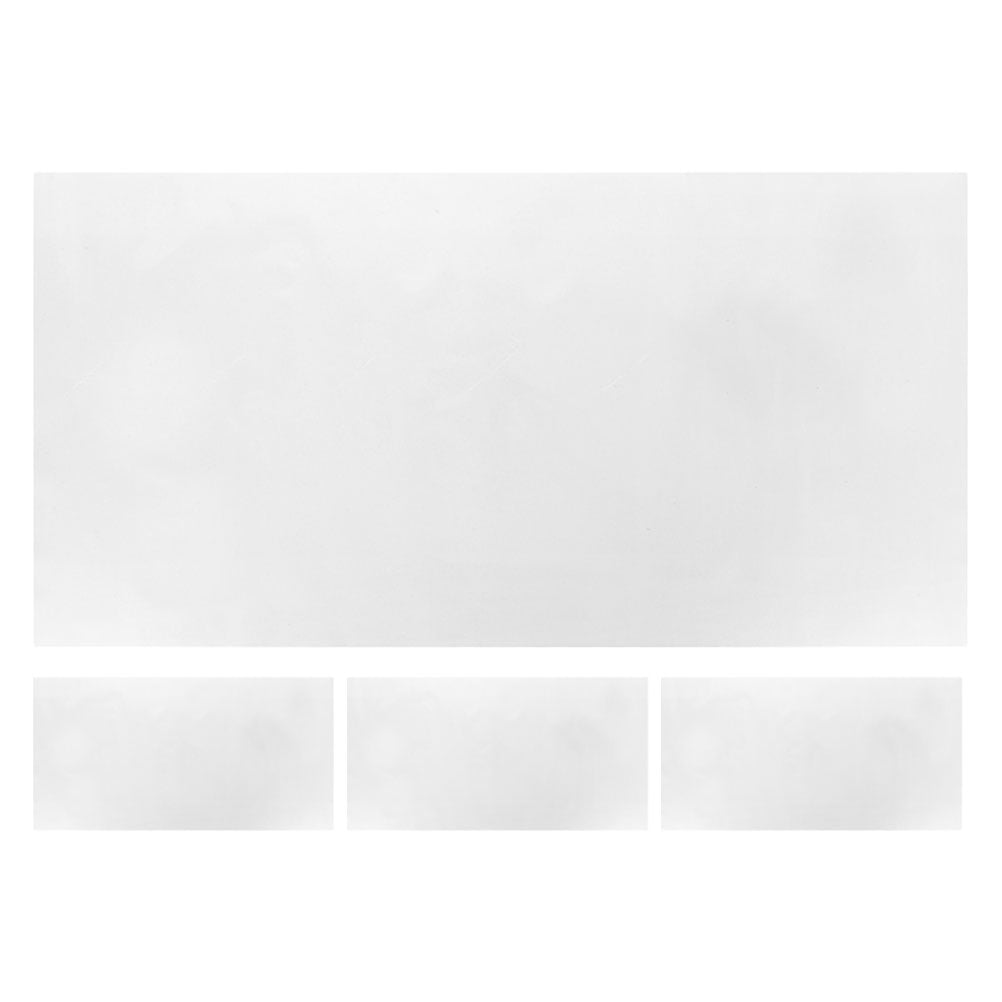 4pcs Dry Erase White Board Sheets Static Whiteboard Sticker Office Removable Erasable Stickers Portable Film For Kids Drawing