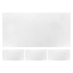4pcs Feuilles de planches blanches à sec Stickers effaçables bureau Sticker de tableau blanc statique Film portable pour enfants Dessin