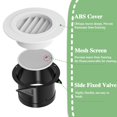 thumbnail image 3 of Soffit Vents BeileinIceHK de 4 pulgadas con malla mosquitera, 2 paquetes, 3 of 7
