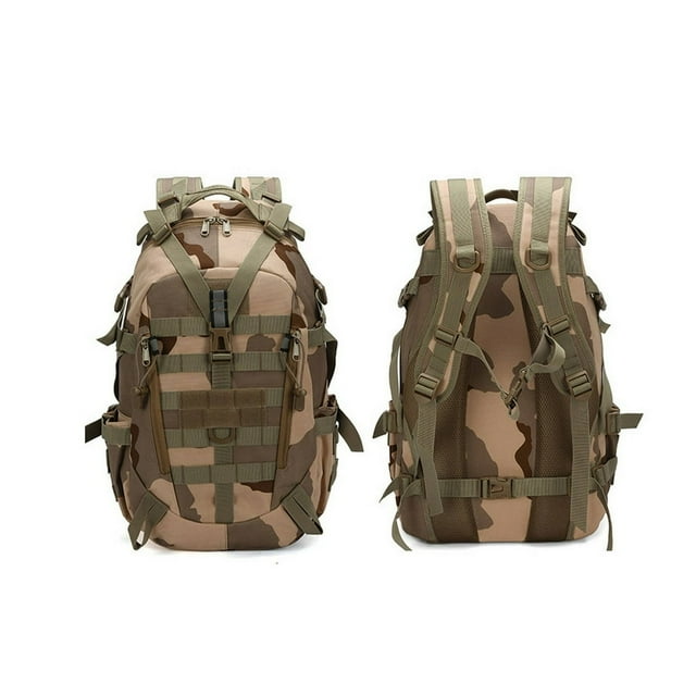 CHUANK Sac à Dos Militaire Compartiments Résistants aux Déchirures Sac à Dos de Chasse pour Hommes Sac à Dos Tactique Imperméable pour Voyage