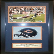 NFL Devin Hester Autographed Shadow Box with Mini Helmet, 14x20