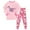 Light Pink, variant on Linfrsh Toddler Boys Pajamas Set Cotton Sleepwear Long Sleeve Toddler Boys Pajama Monster Truck Pjs Soccer Baseball Sport Kids Dinosaur 2 Piece Sleepwear Clothes(Light Blue,8-9 Years)
