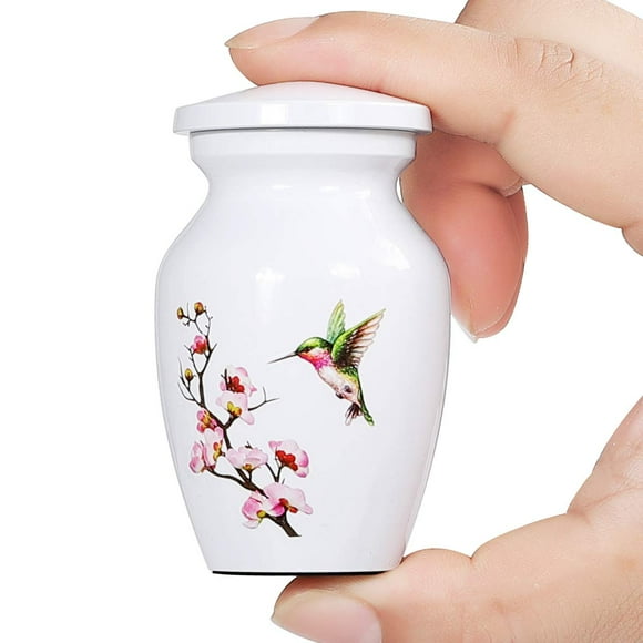 Miniurna crematoria ICOKEE con forma de colibrí para cenizas humanas o de mascotas