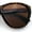 Tortoise - Brown, variant on Polarized Classic Oversized Cat Eye Minimal Diva Retro Fashion Sunglasses All Black