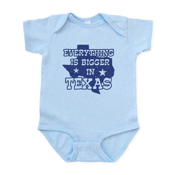 CafePress - Everything Is Bigger In Texas Infant Creeper - Baby Light Bodysuit, Size Newborn - 24 Months
