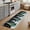 White Green Black, variant on Front Door Mat Indoor Outdoor 19.7"x31.5", White Halloween Absorbent Non Slip Welcome Mat, Ghost Modern Art Cute Low Profile Entryway Rug for Front Entrance Porch Back Door Patio