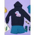 thumbnail image 3 of Sitting Hippo Hoodie Juniors -Image by Shutterstock,  Large, 3 of 4