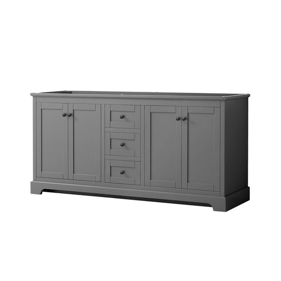 Wyndham Collection Wcv232372dcxsxxmxx Avery 72" Double Free Standing Vanity Cabinet Only -