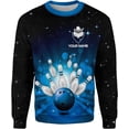 thumbnail image 5 of Personalized Bowling Shirt - Custom Bowling Gift for Women & Men (ZipHoodie, XL), 5 of 9